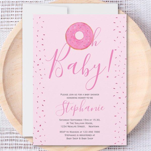 Oh Baby Donut Pink Girl's