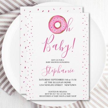 Oh Baby Pink Donut Girl's
