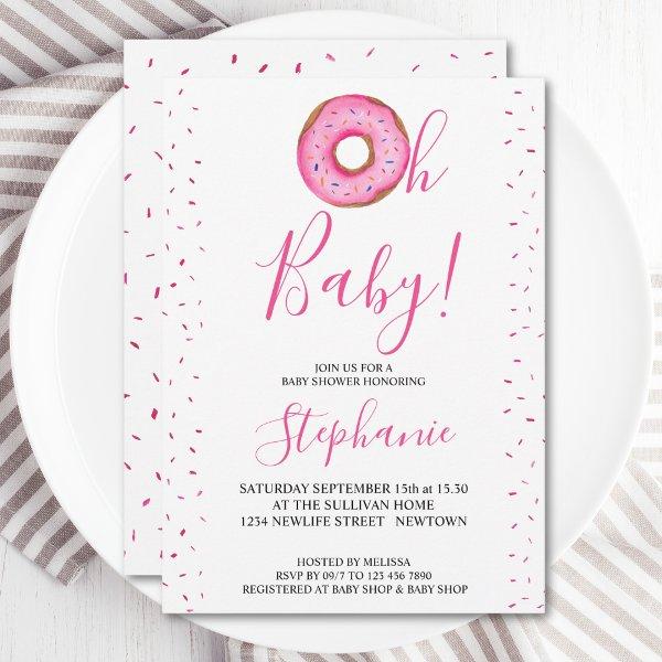 Oh Baby Pink Donut Girl's