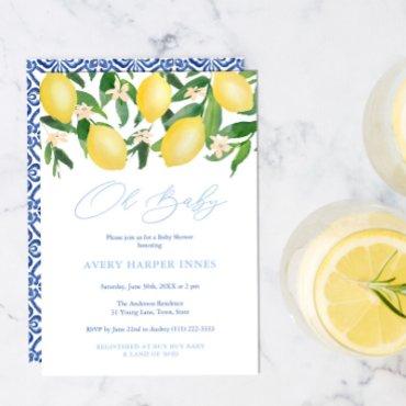 Oh Baby Positano Lemons Blue Boy