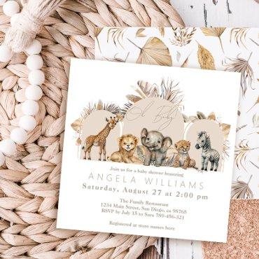 Oh Baby Safari Animals Boho