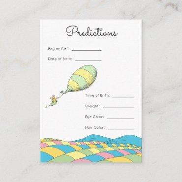 Oh, Baby, the Places You'll Go Baby Predictions Enclosure Card