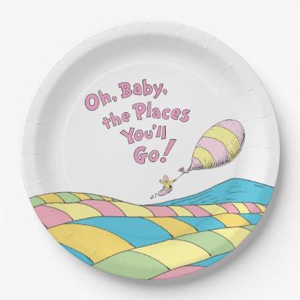 Oh, Baby, the Places You'll Go Baby Shower Paper Paper Plates