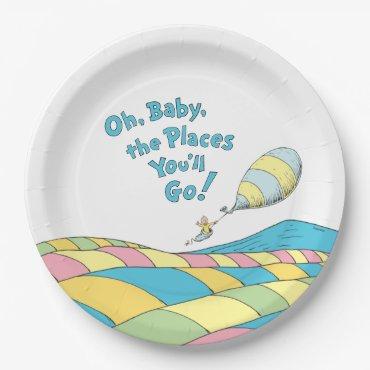 Oh, Baby, the Places You'll Go Baby Shower Paper Plates