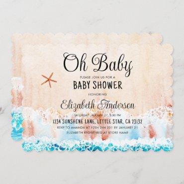 Oh Baby Watercolor Beach