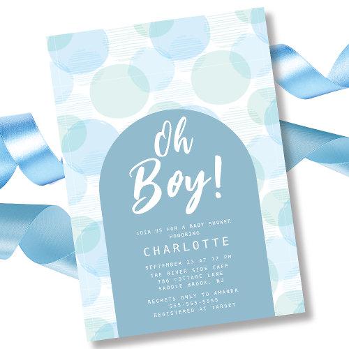 Oh Boy Blue Polka Dots