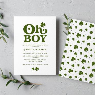 Oh Boy Charm St. Patrick's Day Baby Shower