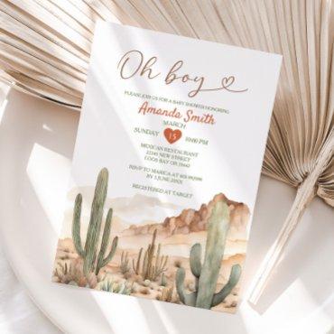 Oh Boy Rustic Desert Succulent Cactus