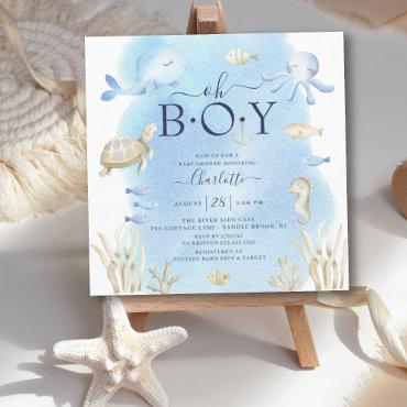 Oh Boy Under The Sea Baby Shower