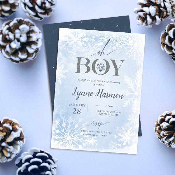 Oh Boy Winter Boy  Blue