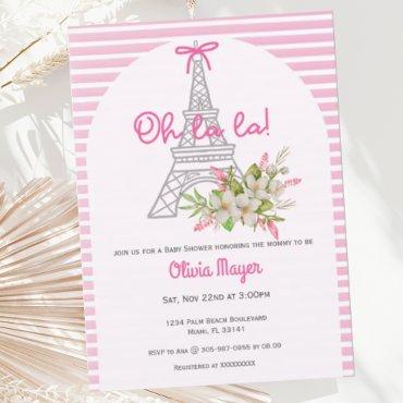 Oh La La French Paris Pink Girl Trendy