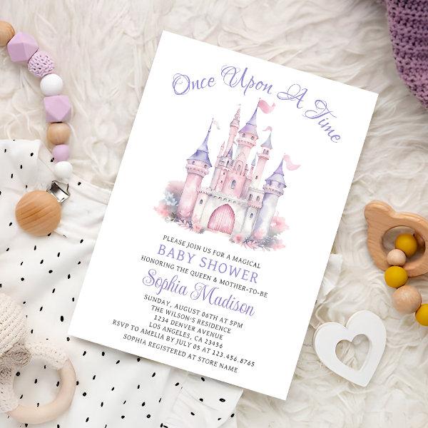 Once Upon A Time Fairytale Baby Girl Shower Castle