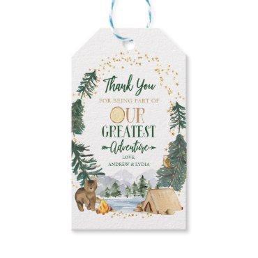 Our Greatest Adventure Baby Shower Favor Tag