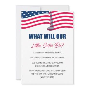 Our Little Cutie 4th of July Gender Reveal