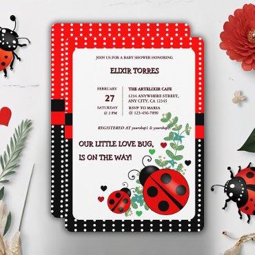 Our Little Love Bug Red Black