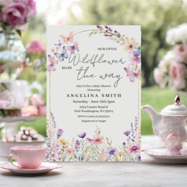 Our Little Wildflower Floral Baby Shower