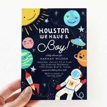 Outer Space Baby Shower Houston We Have A Boy