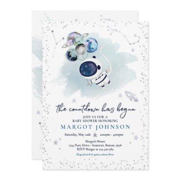 Outer Space Boy Baby Shower Galaxy Baby Shower Inv