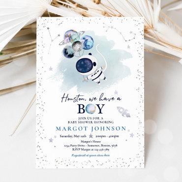 Outer Space Boy Baby Shower Galaxy
