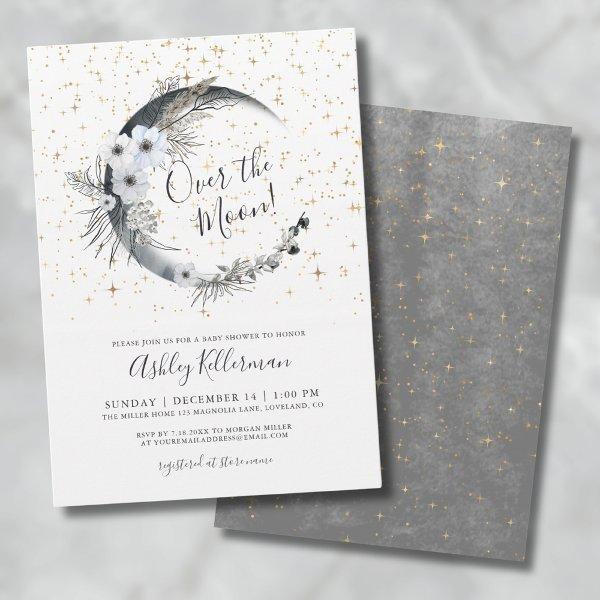Over The Moon Boho Baby Shower
