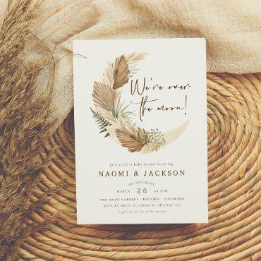 Over The Moon Boho Pampas Couples