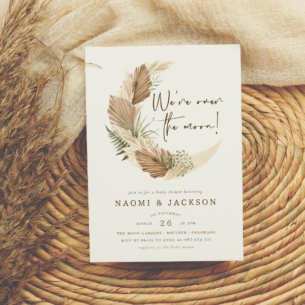 Over The Moon Boho Pampas Couples