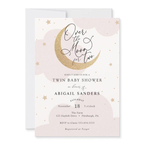 Over the Moon for Two Twin Girls