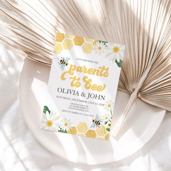 Parents to Bee Baby Shower bumblebee