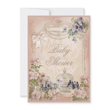 Parisian Birdcage, Birds and Flowers