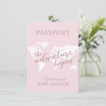 Passport Adventure Travel Theme Pink