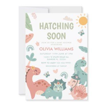 Pastel Dinosaur Hatching Soon