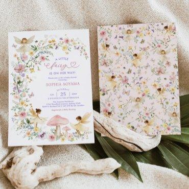 Pastel Wildflower Fairy Garden Girl