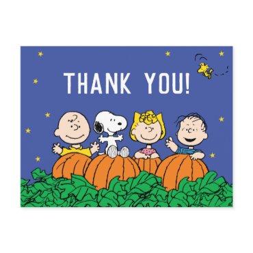 Peanuts | Pumpkin Baby Shower Thank You Holiday Postcard