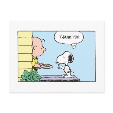 Peanuts | Snoopy & Charlie Brown Thank You Postcard