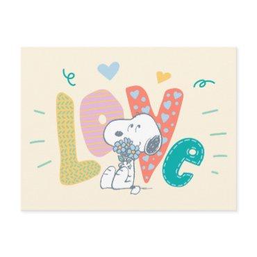 Peanuts | Snoopy Flower Love Postcard