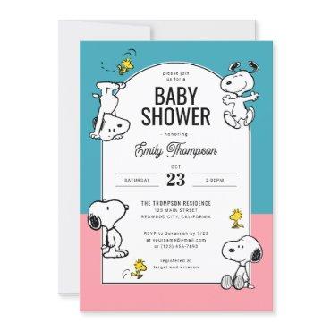 Peanuts Snoopy & Woodstock Pink & Blue