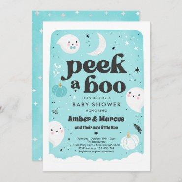 Peek A Boo Cute Mint Ghost
