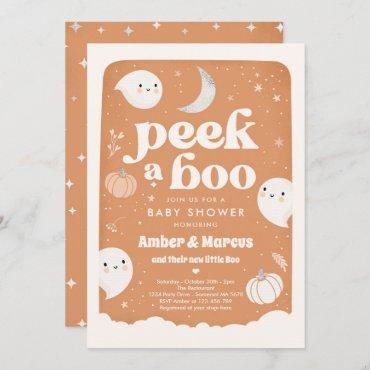 Peek A Boo Gender Neutral Ghost Baby Shower Invita Invitation