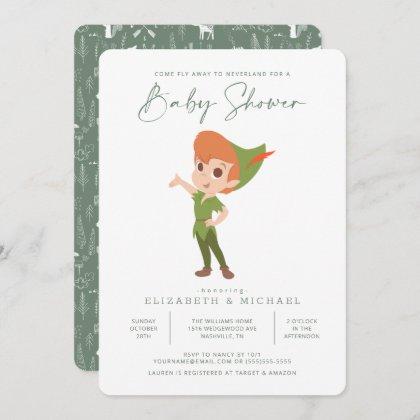 Peter Pan Neverland | Baby Shower Invitation
