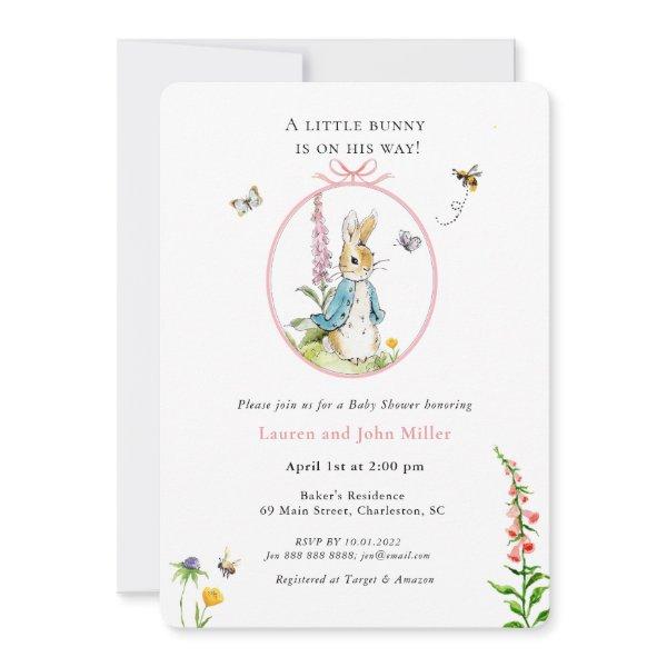 Peter Rabbit Blue Baby Girl Couples Baby Shower