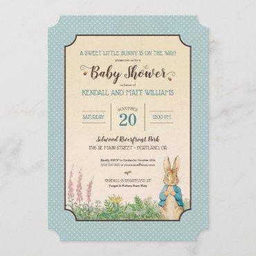 Peter Rabbit | Boy Baby Shower Invitation