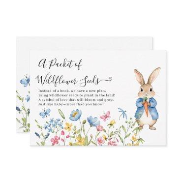 Peter Rabbit Floral Packet of Wildflower Seeds    Enclosure Card