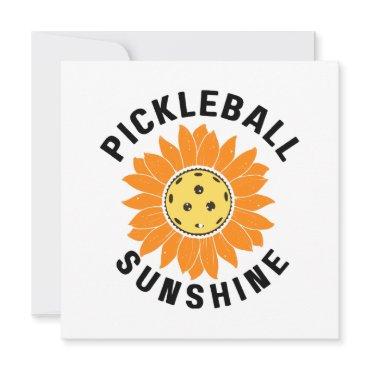 Pickleball sunshine