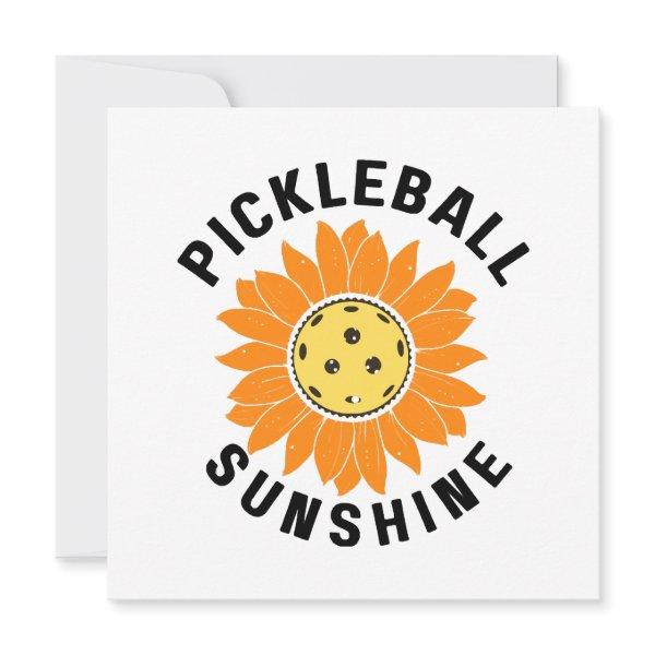 Pickleball sunshine