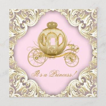 Pink and Gold Carriage Royal Princess