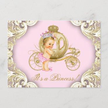 Pink and Gold Princess Carriage