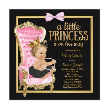 Pink Black Gold Chair Princess