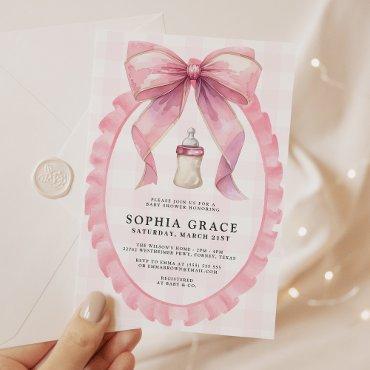 Pink Bow Chic Coquette Girl