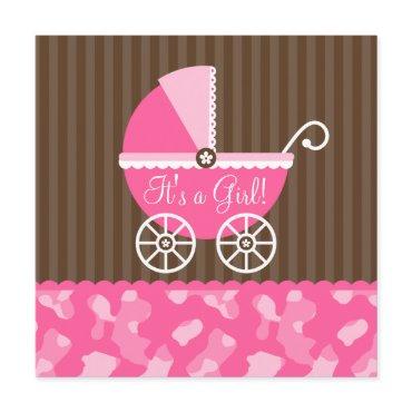 Pink Brown Carriage Camo Girl