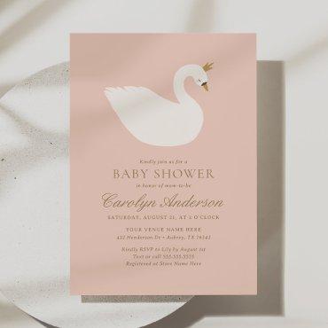 Pink Elegant Swan